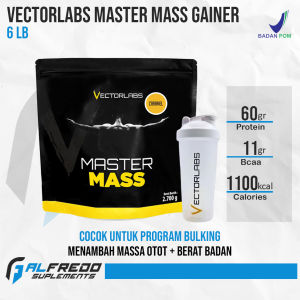 Vectorlabs Master Mass Gainer 6 Lbs Susu Protein Weight Gain Penambah Berat Badan Susu Bulking