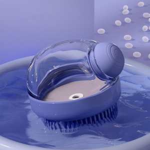 Petus แปรง แปรงอาบน้ำซิลิโคน แปรงนวดขน แปรงอาบน้ำสัตว์เลี้ยง นุ่ม เบา สบาย ไม่ระคายเคืองผิวหนังของสัตว์เลี้ยง