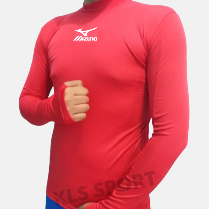 Manset Olahraga Baselayer, Baju Olahraga Pria Manset Volly Futsal Sepakbola Sepedah dan GYM, Manset Laki Laki Lubang Jari