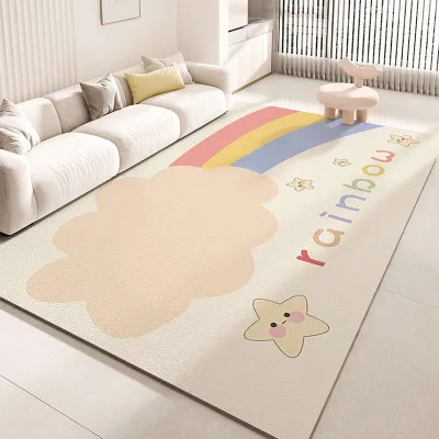 Hot Saleliving Room Carpet Waterproof Pvc Erasable And Washable Household Children S Baby Bedroom Mat Climbing Pad Floor Mat Crawling Mat