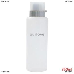 [COD] ourlove ขวดใส่เครื่องปรุงแบบบีบ5รู1ชิ้น350 175มล. ขวดซอสมะเขือเทศมัสตาร์ดแบบบีบอุปกรณ์ครัว