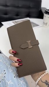 AU New women’s wallet made of top-grain cowhide leather large capacity genuine leather cardholder women’s bag leather wallet coin purse