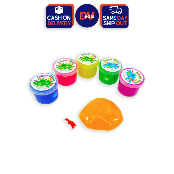 DVDeals Kiddie Opaque Clear Glitter Mud Slime - Toys for Kids Stress ...