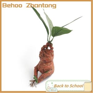 Behoo Mandrake Grass Resin Statue Landscape Ornament Art Figurine Crafts for Garden
