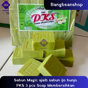 Sabun Magic Ajaib Sabun Ijo Bunjo PKS 3 Pcs Soap Membersihkan