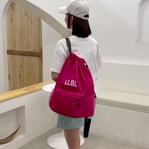 New Large Capacity Fitness Drawstring Bag Mens Outdoor Basketball Bag Sports Bag Womens Yoga Drawstring Bag Backpack