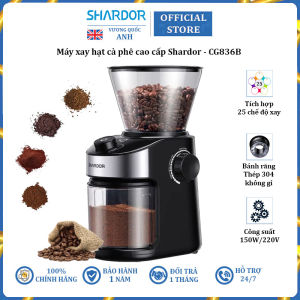 Máy xay hạt cà phê cao cấp Shardor CG836B - Hàng Nhập Khẩu (Bảo hành 12 tháng)