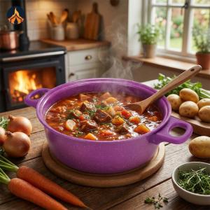 13-Piece Cooking Pot Sets with Stay Cool Handles with Glass Lids for Home Kitchen Induction Cookers [Jocestyle Store]