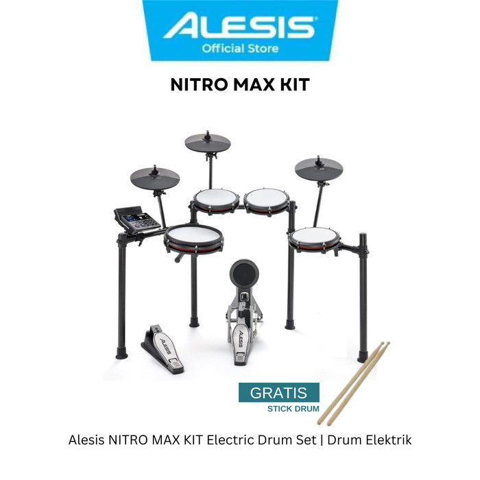 Alesis NITRO MAX KIT Electric Drum Set | Drum Elektrik