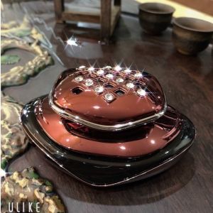 Nước Hoa Ô Tô Giảm Stress Cao Cấp Đính Đá Car Perfume Mùi Thơm Nhẹ Nhàng - Nước Hoa Trang Trí Xe Hơi - Nắp lồi