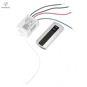 1 Channel ON/OFF 220V Digital Wireless Remote Control Switch for Light Lamp