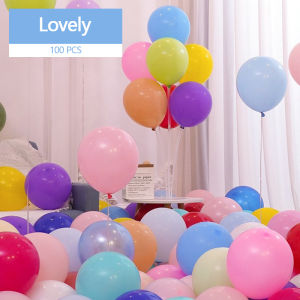 100pcs Party Balloon Set Birthday Christmas New Year Festival Decorative Balloon Wedding Wreath Arch Kit Macaron Balloons