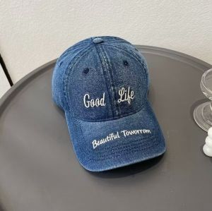 หมวกแก๊ปเบสบอลผ้ายีนส์ ปัก Good Life  มี 3 สี 140