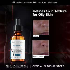 SkinCeuticals Silymarin CF 30Ml Anti-Wrinkle Face Serum With Vitamin C For Oily Acne-Prone Skin
