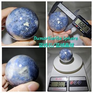 Dumortierite Sphere/蓝线石球/蓝绒晶球