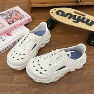 Free Shipping WomenS Summer Sandals Outdoor Wear Non-Slip Sporty Hollow Design Thick-Soled Suitable For Beach Driving And MenS Use.