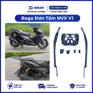 Baga NVX V1 Đơn Dạng Tấm baga nvx v1 gắn thùng phía sau | M-Biker