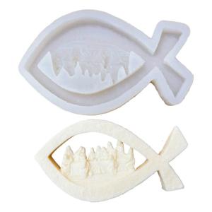 Portrait Mold Jesuss The Last Supper Resin Silicone Mould DIY Soap Making Moulds Table Decoration