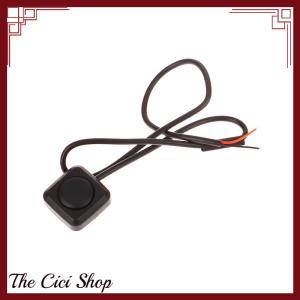 [The Cici Shop] 1Pc Momentary Push Button On Off Switch Black Plastic 12V 24V Car Alarm Button DIY Flashlight Surface Mount Mini Button Switch