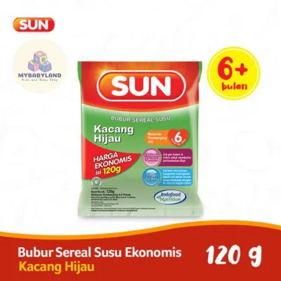 HARGA GROSIR SUN Bubur Susu Sereal Ekonomis 6+ | SUN Ekonomis | Susu Beras Merah | Susu Pisang Susu | Susu Kacang Hijau | Sup Ayam | Sun Bubur Sereal Ekonomis 120 Gram