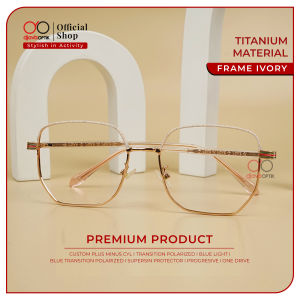 DJAVA OPTIK - Frame Ivory - Kacamata Korea Supersin Protector Prisma