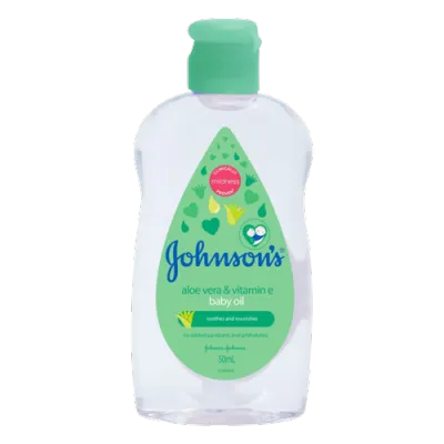 A160 Johnsons Baby Oil Regular Aloe Vera & Vit. E 125ml | 50ml | 1pc
