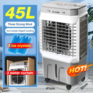 Air cooler heavy-duty portable industrial air cooler 75L 60L 45L 40L household air conditioning fan three-speed wide-angle three-dimensional air supply cooling fan super large air volume