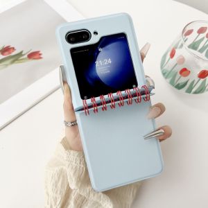 Kisscase Sang Trọng Phong Cách Sổ lò xo Gấp vỏ điện thoại Cho Samsung Galaxy Z Lật 6 5 4 3 5G Da Cảm Giác Bản Lề Bảo Vệ chất liệu da PU Chống-Mùa Thu vỏ lưng chống sốc Cho Galaxy Z Lật 6 5 4 3