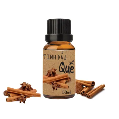 Tinh dầu Quế được chiết xuất 100% vỏ cây quế giúp giảm các triệu chứng đau đầu buồn nôn do say tàu xe đem lại cảm giác thoải mái thư giãn với hương thơm tự nhiên - sunstore.office
