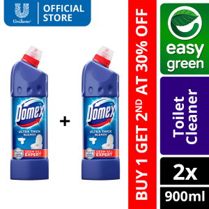 [BUNDLE OF 2] Domex Ultra Thick Bleach Toilet Cleaner Classic 900ML