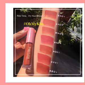 PINKFLASH 4 Pcs Lipstick Set Ultra-matte Lipstick Waterproof Long Lasting Multiple Use Makeup Set