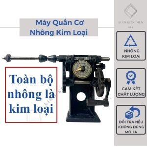 Máy quấn dây đồng cơ nhông thép bàn quấn dây cho động cơ biến áp motor có đồng hồ bằng kim loại MQDDC