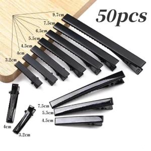 10/50 Pcs Korean Fashion Ladies Hair Clip Hair Accessories Duckbill Clip Alligator Hair Clip Black Hairclips