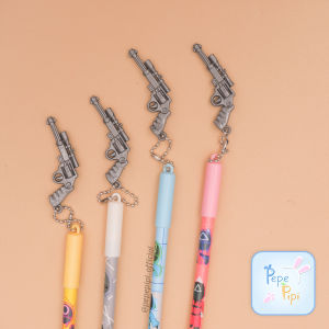 Pena Gel Gantungan Senjata Squid Game Pen Bolpen Pulpen Bolpoin Karakter