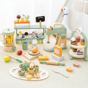 YUDESHUI Kích thước nhỏ Bộ ấm trà và bộ trà mô phỏng Chơi giả vờ Thiết kế mô phỏng Đồ chơi tương tác giữa cha mẹ và con cái Đồ chơi nhà chơi Trò chơi trẻ em