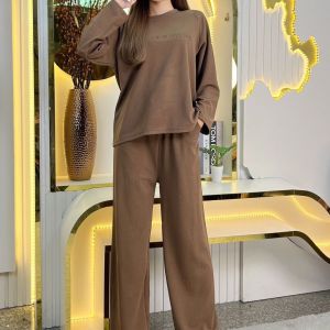 ชุดเซ็ทผู้หญิง ได้ทั้งเสื้อและกางเกง ชุดเซ็ทใส่เที่ยวใส่ถ่ายรูปสวยๆ ชุดเซ็ทสไตล์มินิมอลราคาถูกพร้อมส่ง ชุดลำลองใส่ได้ทั้งหญิงและชาย TZ9708