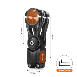 Tây đi xe đạp có thể điều chỉnh thân Xe Đạp Hợp Kim Nhôm MTB Đường Núi thân xe đạp có thể điều chỉnh 80 độ pô-tăng ghi đông xe đạp 31.8*90/110/145mm