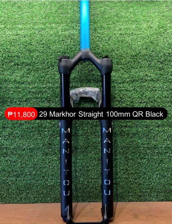 Manitou Markhor 29 100mm Straight QR Black Bicycle Fork FKSP2923BK 100 Original Lazada PH