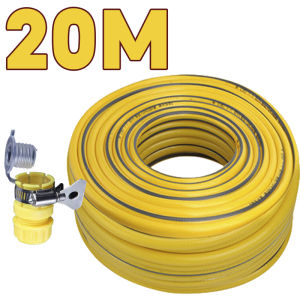 1/2"Garden hose PVC Hose Three layer anti-explosion pipe water hose pipe Household hose Wear/stretch/sun resistance