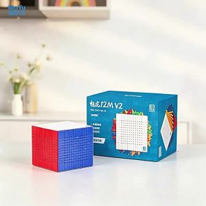 2026 Hot Sale [ Shipped from China ] Moyu   Charming Dragon Level 12 V2 High-end Magnetic Cube with Smooth Magnetic Axis for Puzzle Solving 12 Rubiks Cube toy B3