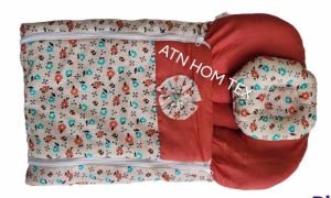 2 in 1 Set Infant Baby Cover Soft Cotton Newborn Baby Mattress for Sleeping/Holding 100% Cotton | Bayi Baru Lahir Talim