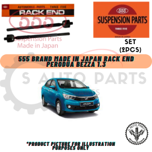 PERODUA BEZZA 1.3 555 BRAND MADE in JAPAN RACK END