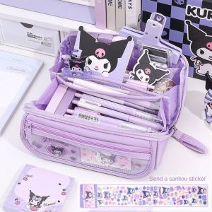 YESMILE Kuromi Túi đựng bút Pochacco Cinnamoroll Hộp Bút Chì  Sức chứa lớn Hộp bút