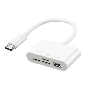 Portable USB C to Memory Reader Adapter for Quick Data Transfer MultiFunction Reader Safety Durability
