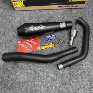 Knalpot Yamaha XSR 155 Model Clasik Japstyle Smoke Muffler Full System