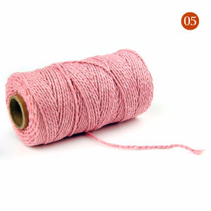 2MMx90Meters Colorfull Cotton Baker Rope Twine for Handmade Accessories Christmas Decoration Gift DIY Wrapping