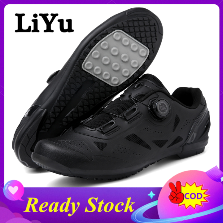 LiYu Non Cleats Cycling Shoes Sneakers Flat Pedal Mtb Men Women Non Locking Mountain Bike Shoes