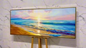 Tranh Sóng Xô Bãi Biển Tranh Canvas Tranh Tráng Gương Tranh Treo Tường Phong Cảnh
