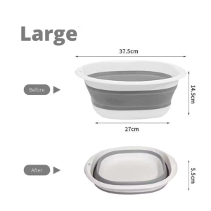 Multipurpose Foldable Wash Basin Bucket Portable Household Basin Travel Face Wash Basin