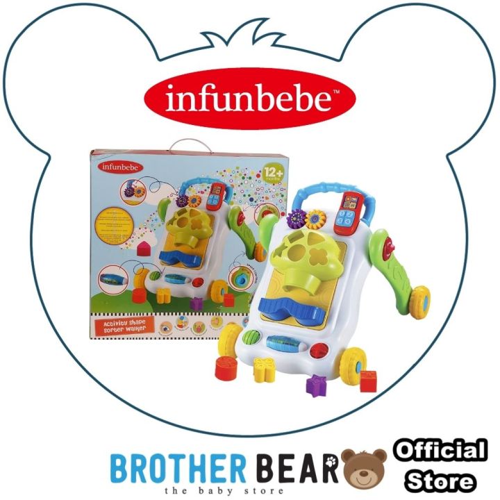 Infunbebe Activity Walker for Children 12m+ Shape Sorter Ball